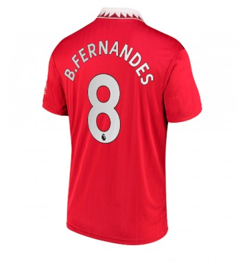 Manchester United Bruno Fernandes #8 Hjemmedrakt 2022-23 Kortermet